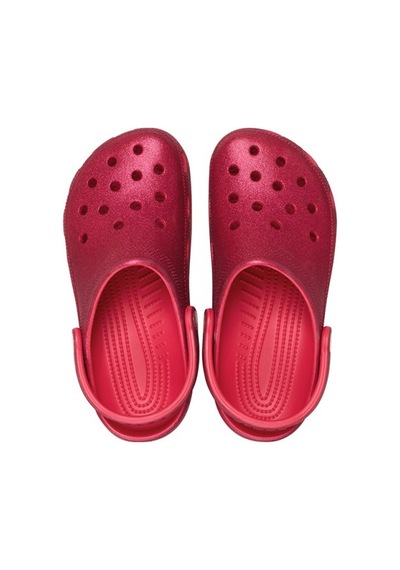 Crocs Classic Glitter Clog Terlik Sandalet 205942 7ca Kırmızı