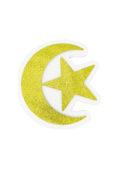 Dodomar 22 X 23,5 Cm Strafor Ramazan Ay-yıldız Duvar Ve Dekor Süsü