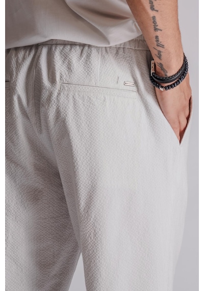 Braccas Erkek Yandan Cepli Beli Lastikli Slim Fit Chino Pantolon Açık Gri AÇIK GRİ Açık Gri