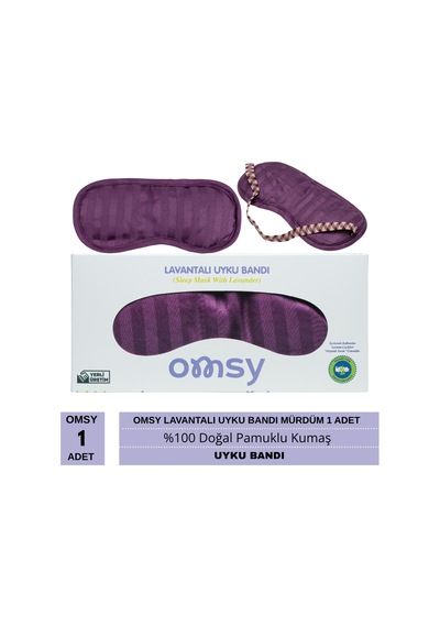 Omsy Lavantalı Uyku Bandı Mürdüm 1 Adet