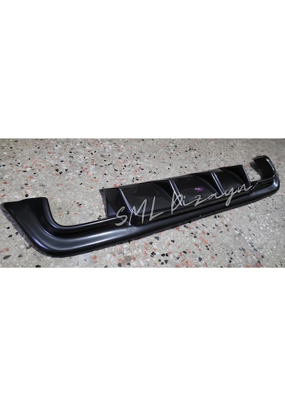 BMW E60 Vorsteiner Difüzör (Plastik) Boyasız E60 Arka-Difizör-Ek