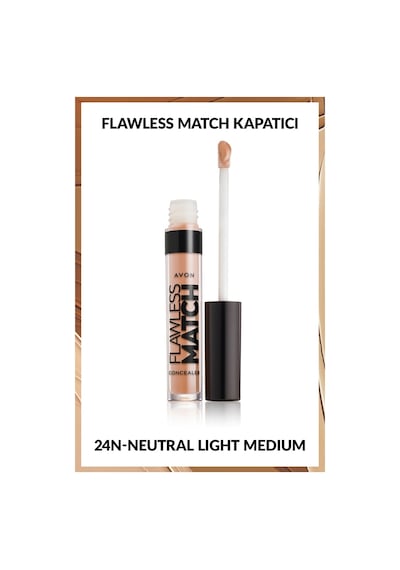 Avon Flawless Match Likit Kapatıcı 24N Neutral Light Meduim