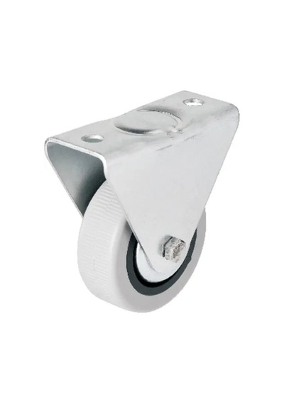 106 - 50 Mm Sabit Kapaklı Gri Pvc Teker