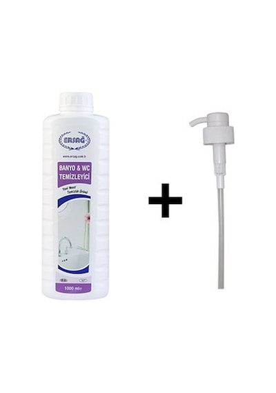 Ersağ Konsantre Banyo & Wc Temizleyici 1 L + Pompalı
