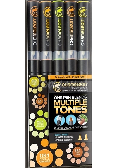 Chameleon Marker Kalem 5Li Set Earth Tones