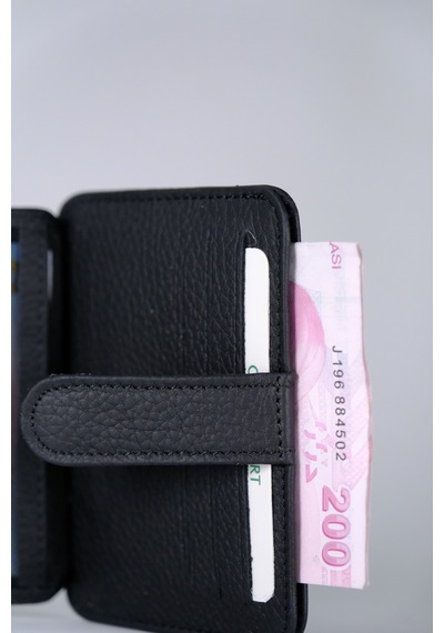 Boleine Unisex Deri Kartlık Ares Bl2003 Siyah