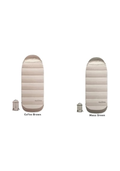 Naturehike Feeder B180 Cotton Uyku Tulumu -8 C Yeşil Right Yeşil