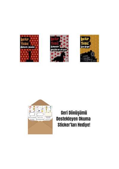 Mahşerin İnsanları + Sahipsizler - Dünyadan Bir Atlı Geçti + Kara Vagon + Okuma Sticker'ları
