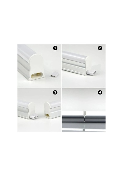 10 Adet Cata Ct 2467 10w Ledli T5 Bant Armatür 6400k Beyaz Işık