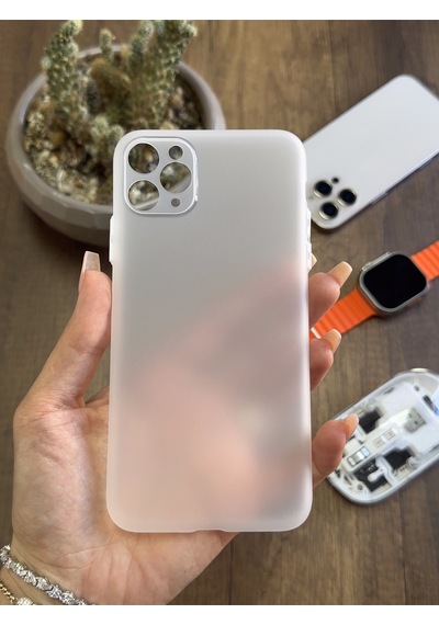 Apple iPhone 12 Pro Max Uyumlu Süper İnce Mat Ultra Thin Silikon Kılıf Çok Renkli