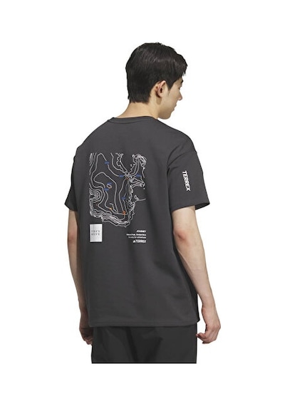 Adidas Terrex Xpl Gfx Tee Erkek Outdoor Tişörtü Ke3698 Siyah Siyah