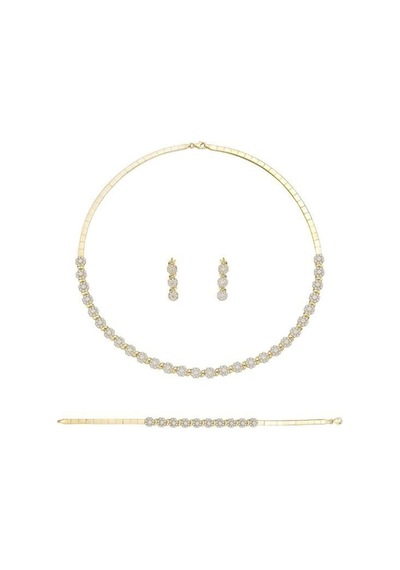 14 Ayar Çiçekli Dolunay Set 27.00 Gram