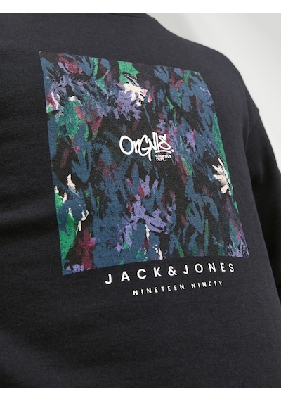 Jack & Jones Jack&jones Sıfır Yaka Siyah Erkek Sweatshirt 12242366 001