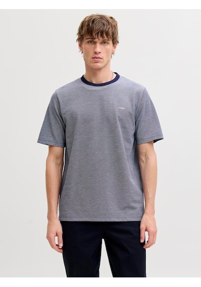 Jack & Jones Jprblualves Ss Tee Ln Maritime Blue Maritime Blue