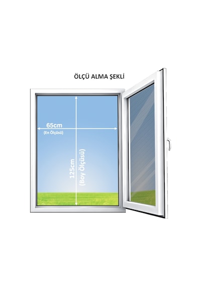 Yırtılmaz Kedi Telli Pet Tül Menteşeli Sineklik Takımı Pencere