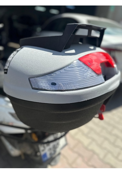 Arwiç 46 Litre Nardo Gri Motosiklet Arka Çantası Yeni Üretim
