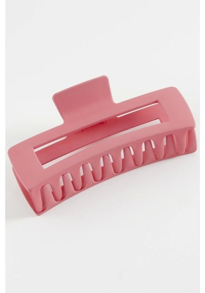 Dikdörtgen Renkli Mandal Toka 12 Cm Pembe