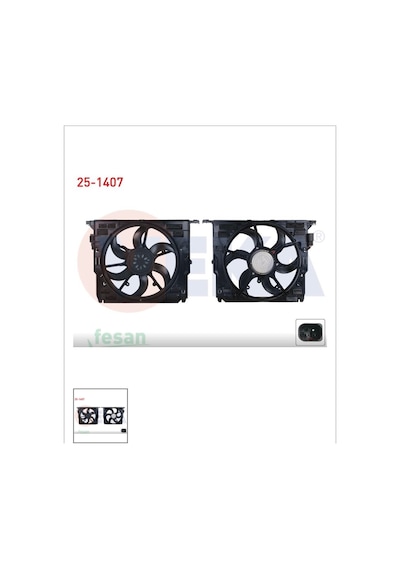 Bmw 5seri F10 5.20d 5.25d Xdrive 5.30d 2010 400w Tekli Fan Motoru