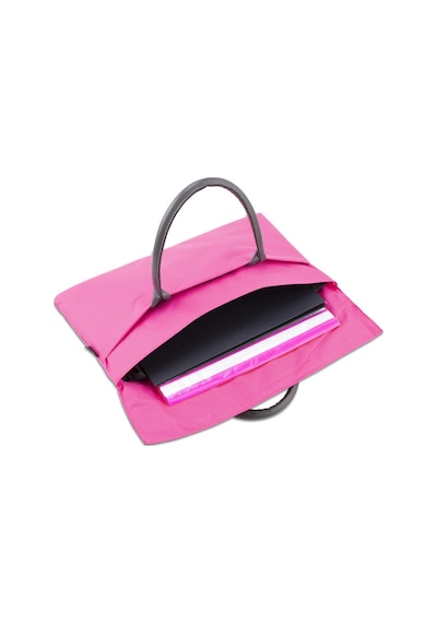 Classone Byn-el006 Wtxpro Su Geçirmez Kumaş 13-14 İnch Bayan Laptop, Notebook, Apple Uyumlu MacBook Air El Çantası- Tote Bag- Pembe