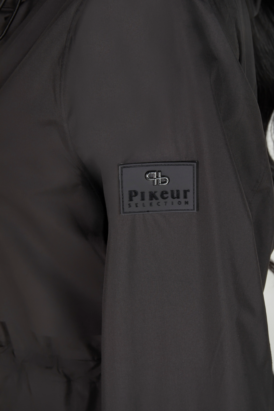 Pikeur Raincoat 1021 Selection Diz Boyu Su Geçirmez Kadın Yağmurluk Siyah
