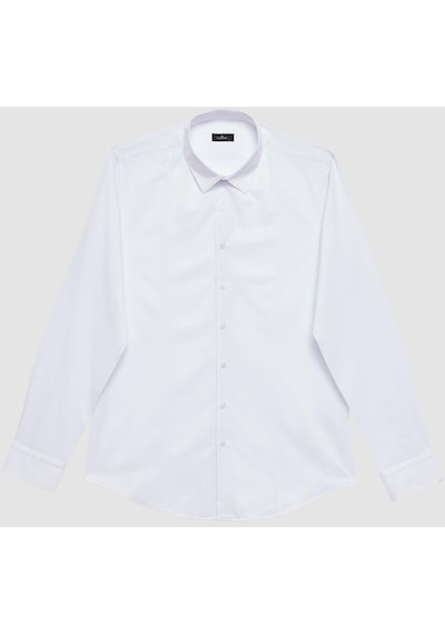 Tudors Slim Fit Uzun Kollu Dar Kesim Pamuklu Önden Kulplu Düz 4 Mevsim Beyaz Erkek Gömlek-31319-beyaz Beyaz Tudors Slim Fit Uzun Kollu Dar Kesim Pamuklu Önden Kulplu Düz 4 Mevsim Beyaz Erkek Gömlek-31319-beyaz Beyaz
