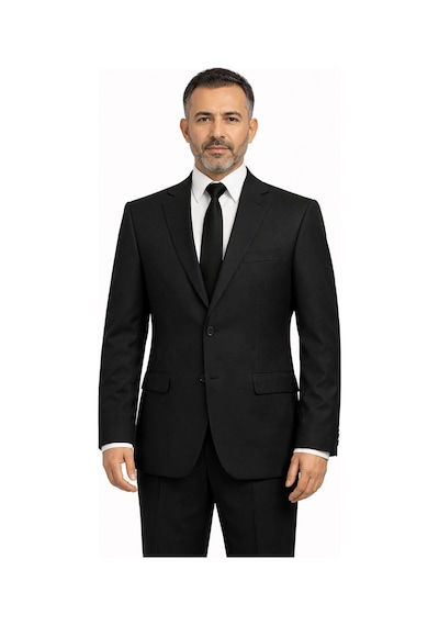 Dekosan Erkek Regular Fit Baba Takım Elbise - 7555 Siyah