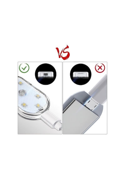 Araç Ve Dolap İçi Rgb Işık Şarjlı Dokunmatik Led Lamba Işık RGB