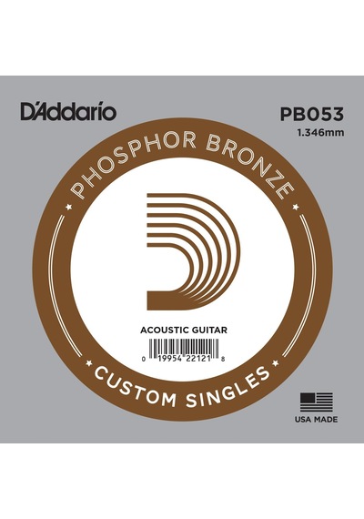 Daddario Pb053 Akustik Gitar Tek Tel Phosphor Bronze