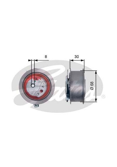 GATES T43219 TRİGER EKSANTRİK GERGİ RULMANI CADDY III AMAROK / LE