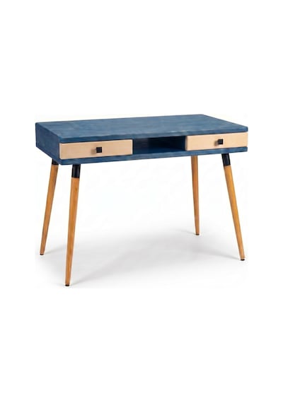 Mobenta Modest Desk: Masif Çalışma & Laptop Masası 2 Çekmece 1 Bölme - 120x60 Ig-bz Mavi-krem Mobenta Modest Desk: Masif Çalışma & Laptop Masası 2 Çekmece 1 Bölme - 120x60 Ig-bz Mavi-krem