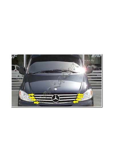 Db Chrome Mercedes Vito Ön Panjur Nikelajı 2004-2010 7 Parça P.Çe