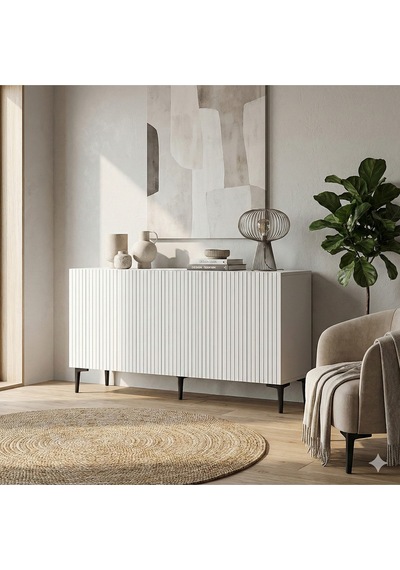 Ka1807b Zeynep Konsol ,tv Sehpası Beyaz 180cm