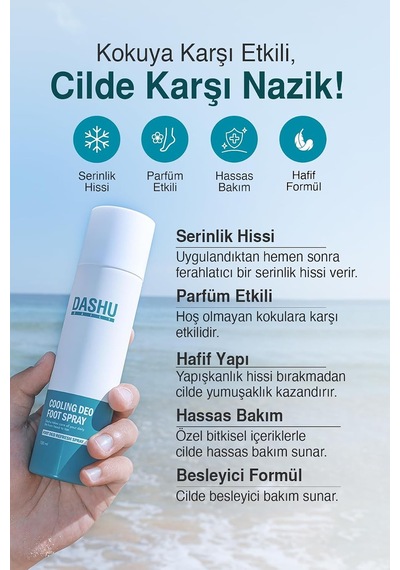 Serin Ve Temiz His Sağlayan Ayak Deodorantı Daily Cooling Deo Foot Spray 150ml