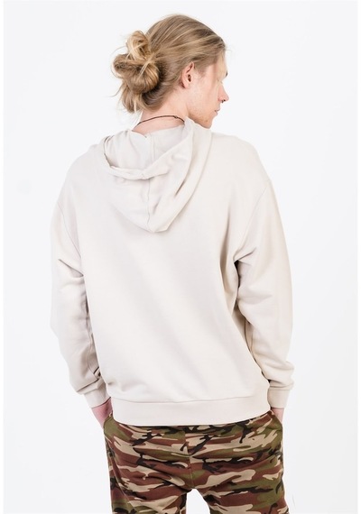 Jahr Marc Krem Rengi Büyük Beden Erkek Kapüşonlu Sweatshirt