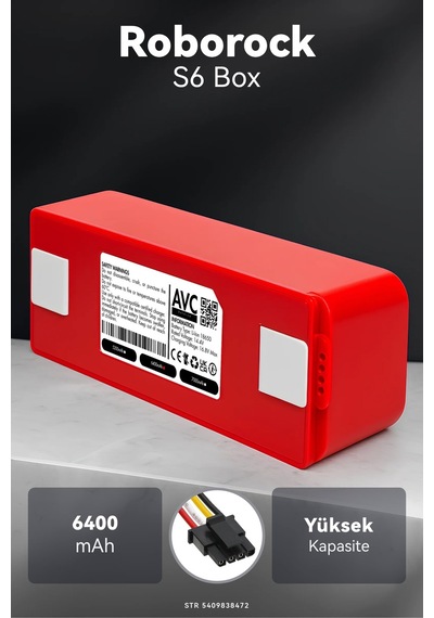 Roborock S6 6400mah Box Robot Süpürge Bataryası G.g