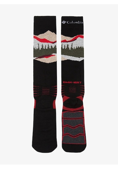 Columbia Rcl044 Omni Heat New Mountain Range Ski Tekli Unisex Uzun Çorap Siyah