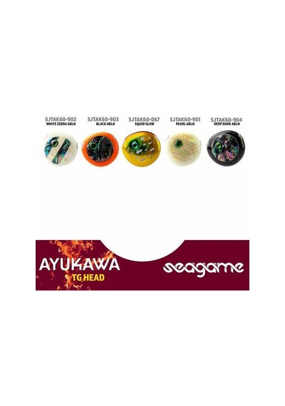 Seagame Ayukawa Tg Head 60g Tai Rubber Slider