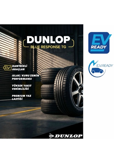 Dunlop 195/55r16 Tl 91v Xl Yanak Takviyeli Blue Response Tg  Yaz Lastiği  2026