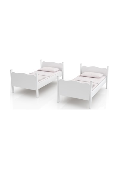 Afillibebek Ranza Ikili Ayrılabilen Mdf Profilli 90x190 Beyaz