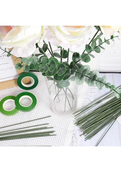 Roco Paper Çiçek Teli 4 Mm. - 4'lü Paket 60 Cm - Yeşil