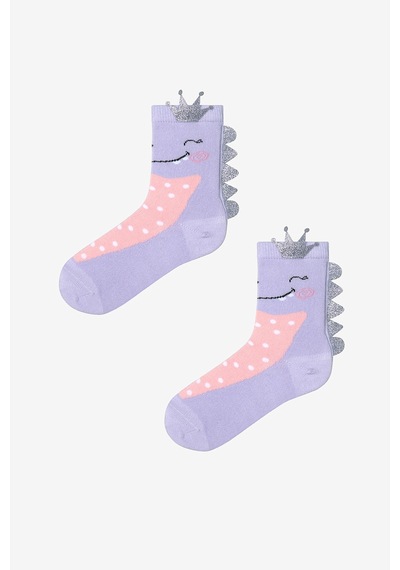Penti Kız Çocuk Lila Glitter Queen Lila Soket Çorap La6 La6 Lila - Pembe