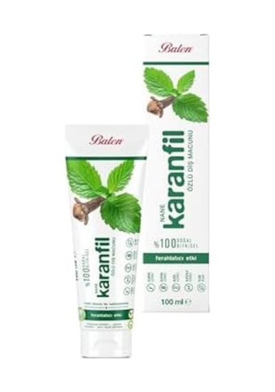 Doğal Nane Ve Karanfil Özlü Diş Macunu 100 Ml