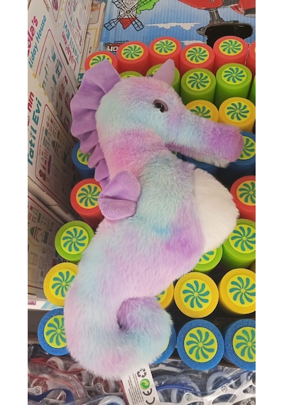 Oyuncak Peluş Sevimli Mor Denizatı Uyku Arkadaşı 40 Cm