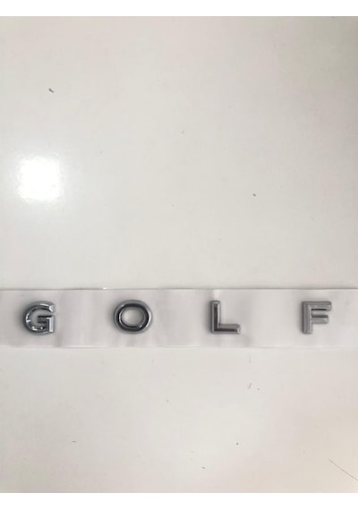 Yeni Golf 7- 8 Yazısı Krom Volkswagen Golf Bagaj Yazısı