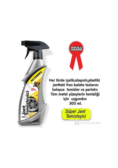 Automix Jant Temizleyici ve Parlatıcı