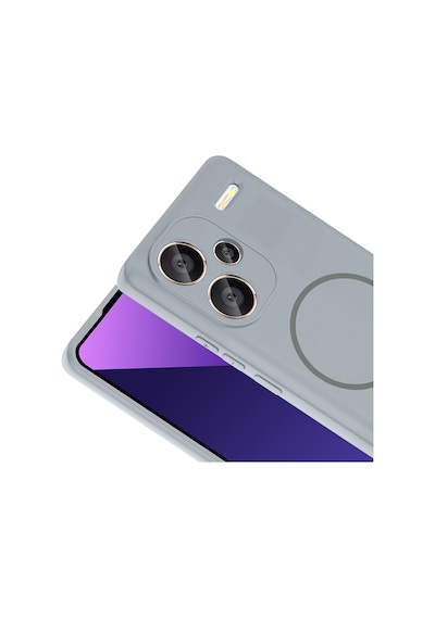 Xiaomi Redmi Note 13 Pro Plus 5g Kılıf Magsafe Destekli Kamera Korumalı Yumuşak Silikon Pazarplus Siyah