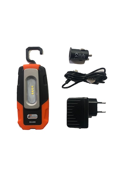 Retta Rcl0200 Şarjlı Led Çalışma Lambası 200 Lümen Çok Renkli