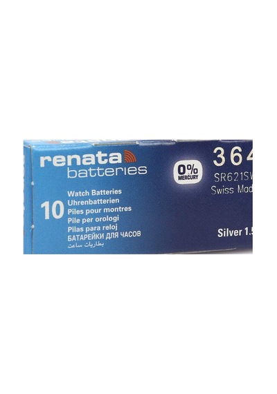 Renata 364 Sr621sw 1.55v Alkalin Saat Pili 10 Adet Evimdeyokyok