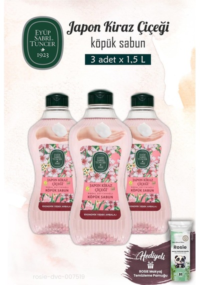 Köpük Sabun 3'lü Japon Kiraz 1.5 L Ve Rosıe