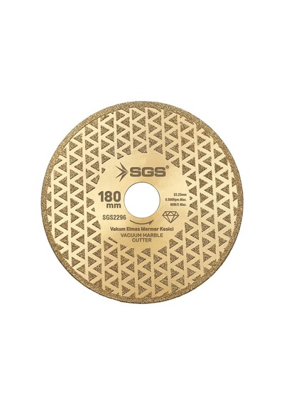 Sgs2296 Vakum Elmas Mermer Granit Seramik Kesici 180mm